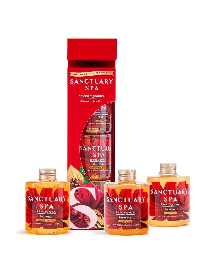 Sanctuary Spa Spiced Signature Stacking Spa Trio Gift Set (Worth £18)