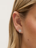 Jon Richard Metallic Rhodium Plated and Pave Star Jewellery Set, UK version