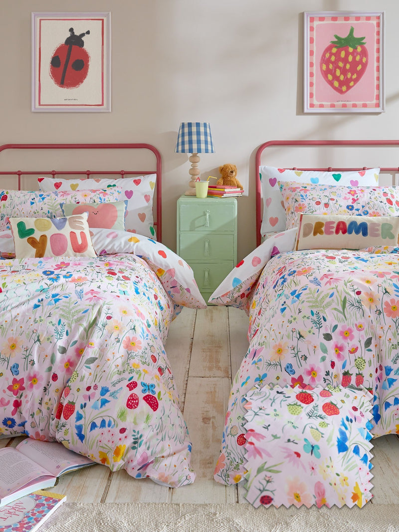 Wee Blue Bell Secret Garden duvet cover set (British brand)