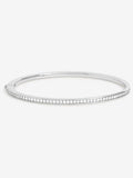 Jon Richard silver plated pave bangle 50mm x 204mm, UK version