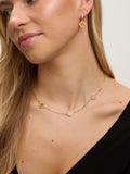 Jon Richard clover necklace orange plated 17 inch chain UK version