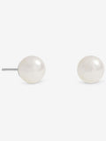 Jon Richard Silver Tone Cream Small Pearl Earrings