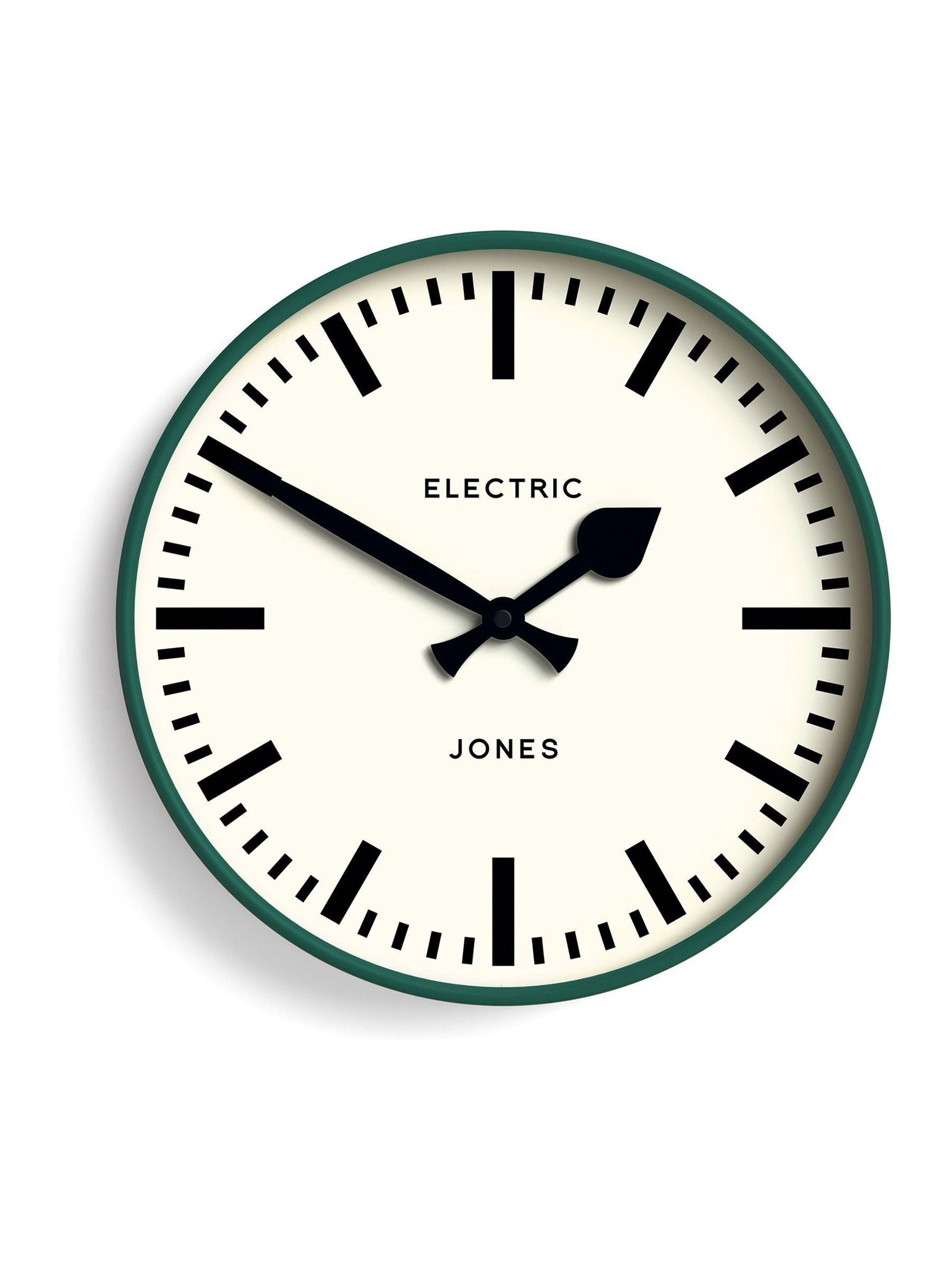 Jones Clocks Eden Green Tiger wall clock 30cm, UK version