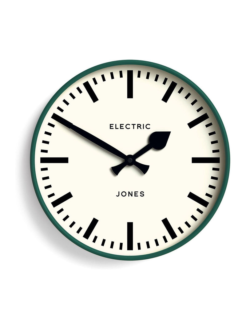 Jones Clocks Eden Green Tiger wall clock 30cm, UK version