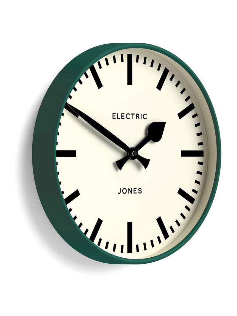Jones Clocks Eden Green Tiger wall clock 30cm, UK version