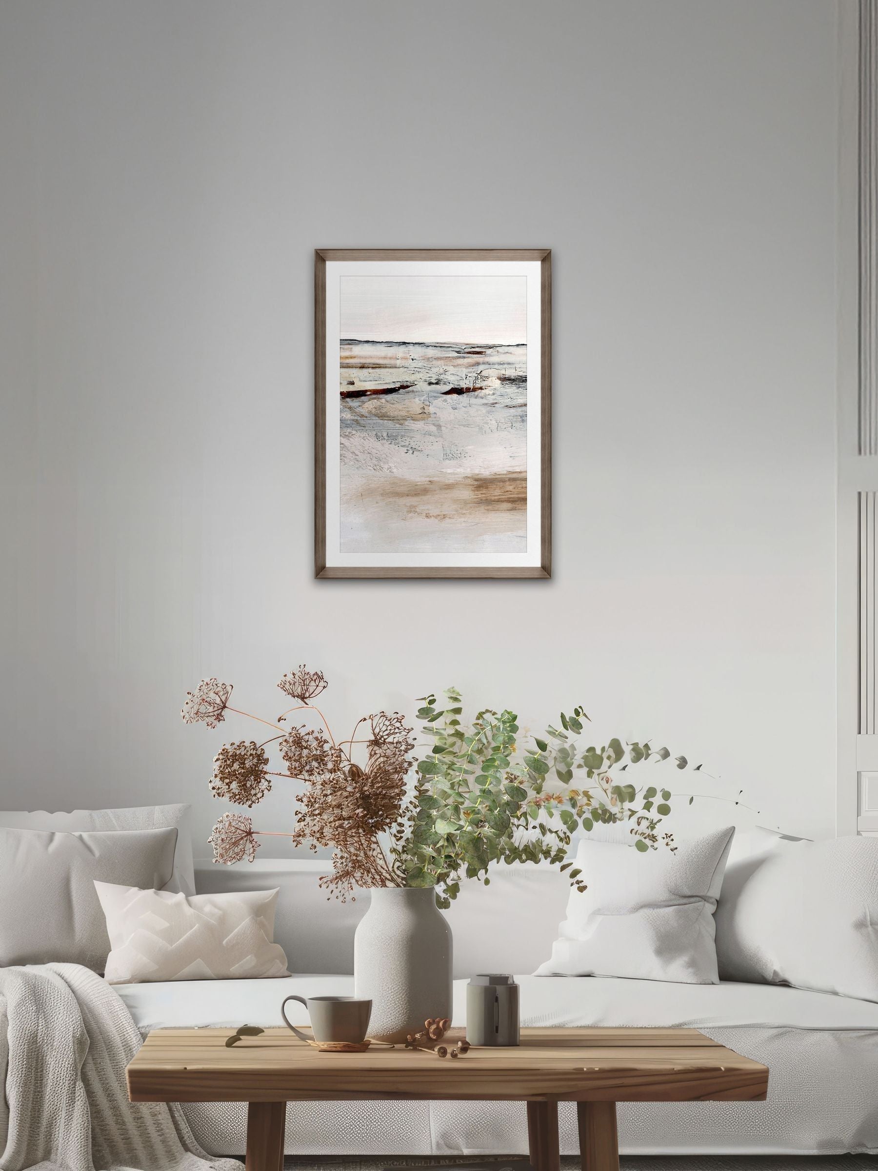Brookpace Lascelles August I Abstract Wall Art 50 x 70cm - British product