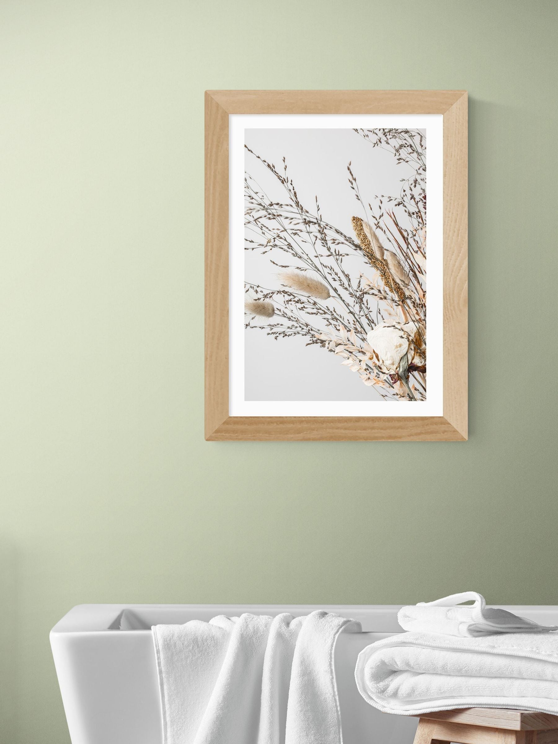 1x Gallery Oak Dried 008 wall art print - British product