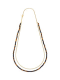 Bartlett men's necklace mixed tiger's eye - British product