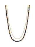 Bartlett men's necklace mixed tiger's eye - British product