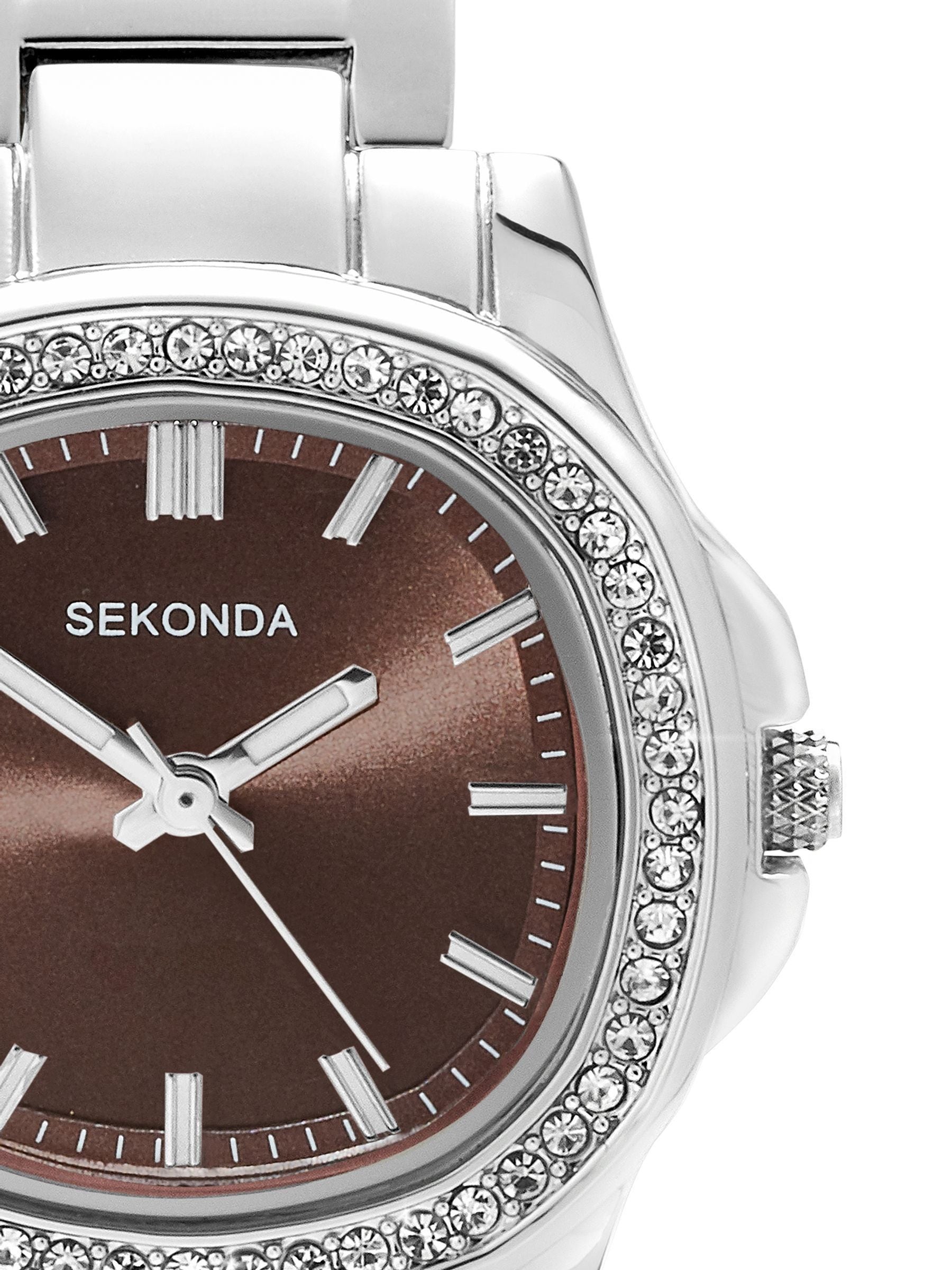 Sekonda silver analogue watch 30mm (British brand)