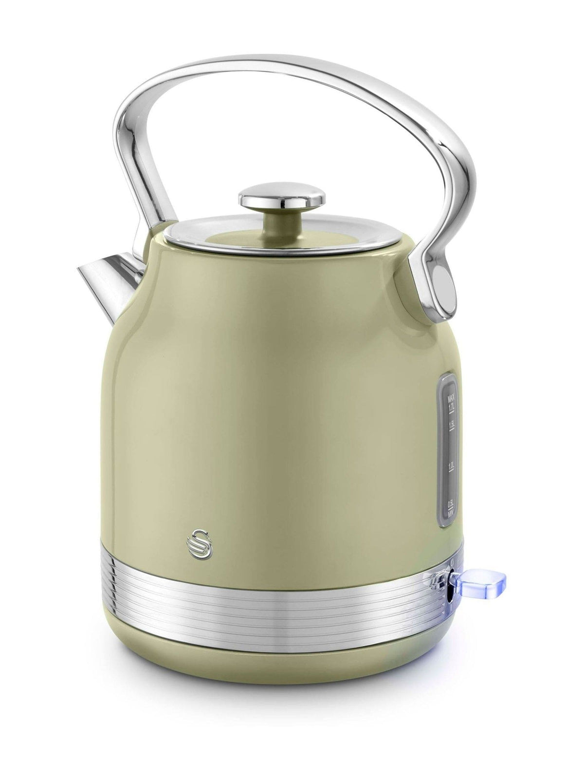 Swan Green Retro Traditional electric kettle 1.7L (British brand)