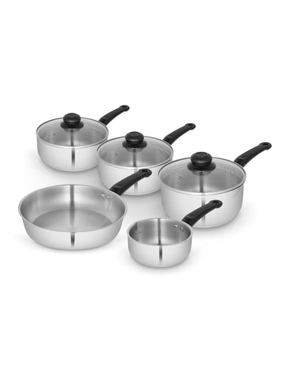 Swan 5 Piece Stainless Steel Cookware Set