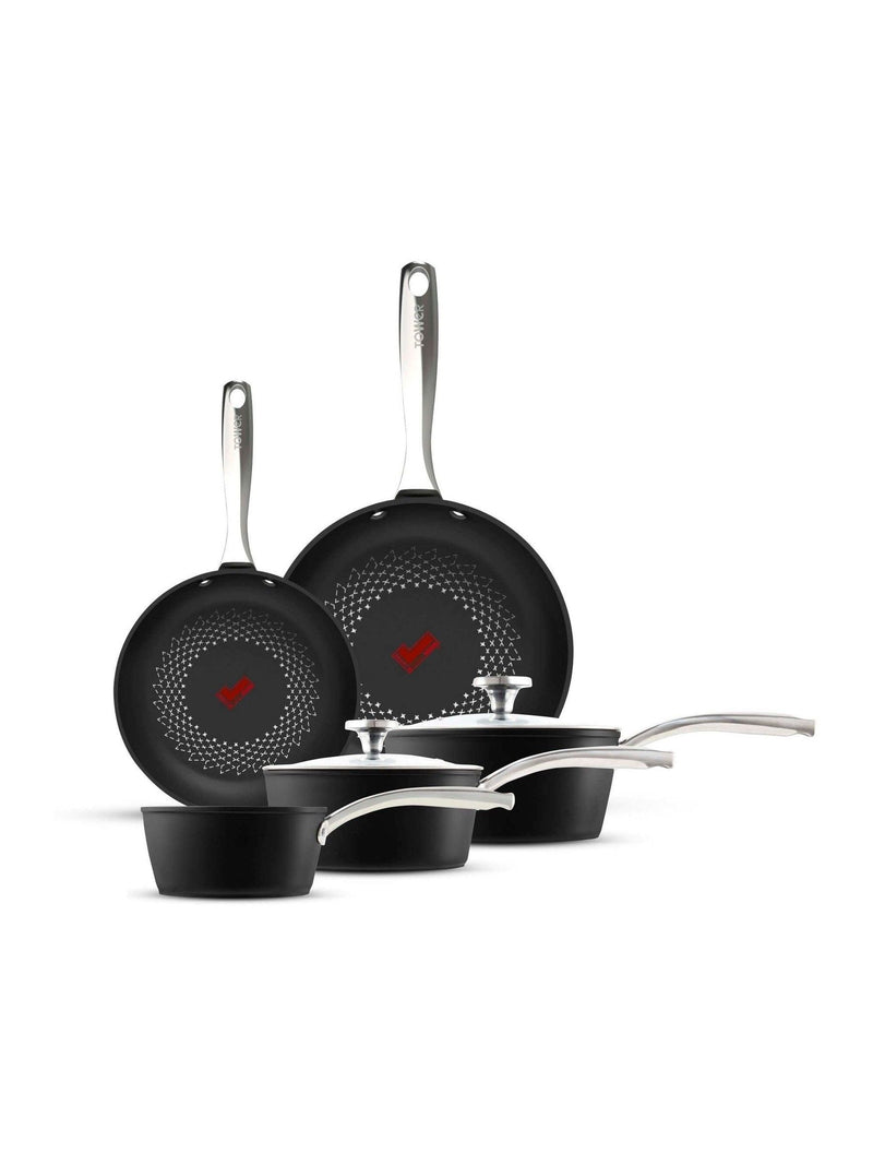 Tower Black Smart Start Ultra Forged 5 Piece Cookware Set (British brand)
