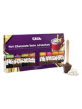 Gnaw hot chocolate spoon gift set with eight flavours, UK version