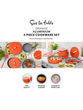 Sur La Table Orange Colour Me Happy Cookware 4 Piece Set