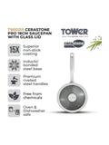Tower Graphite Cerastone Pro 18cm saucepan (British brand)