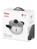 Swan Stainless Steel Casserole Dish 24cm