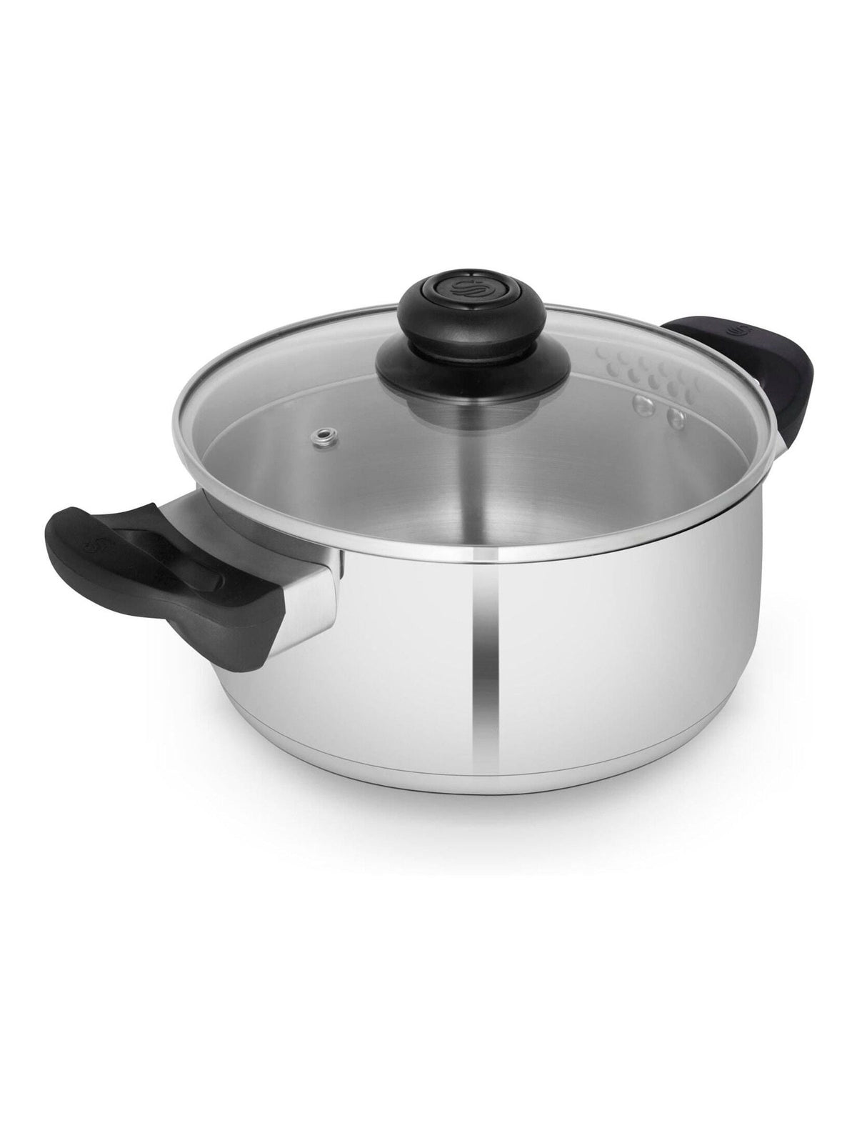Swan Stainless Steel Casserole Dish 24cm