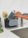 ReBorn sage green washing up bowl and sink tidy bundle, imported from the UK