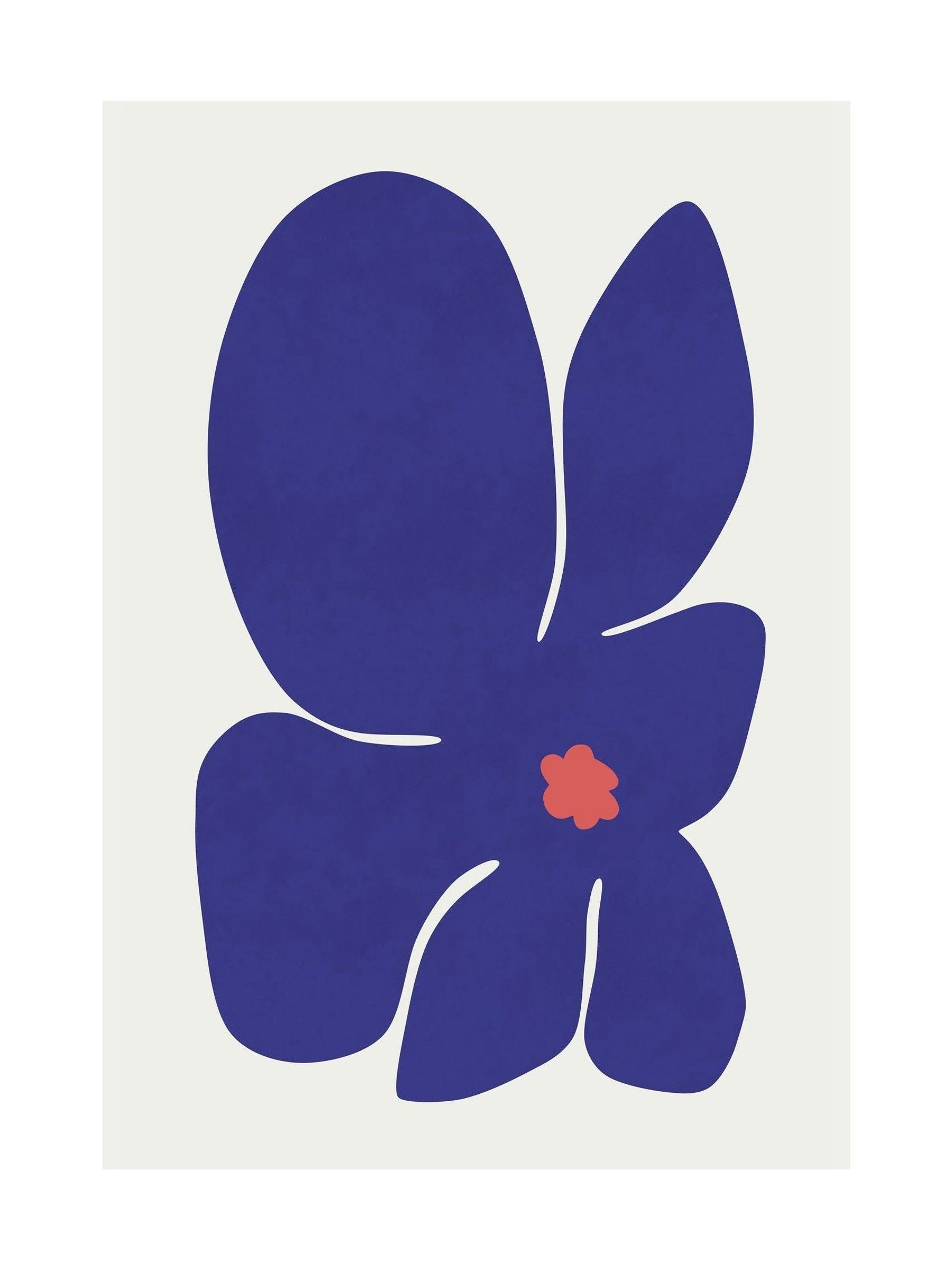 Graham & Brown Blue Abstract Flower photo frame, UK version