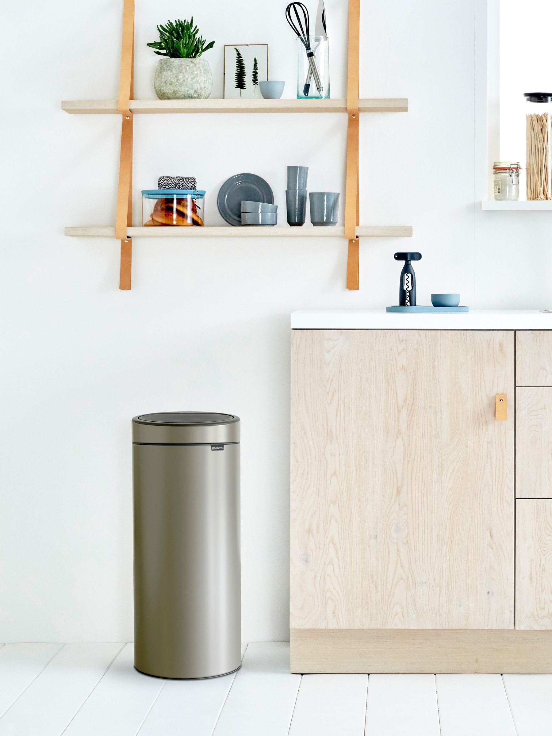 Brabantia Platinum Touch Bin 30L - British product