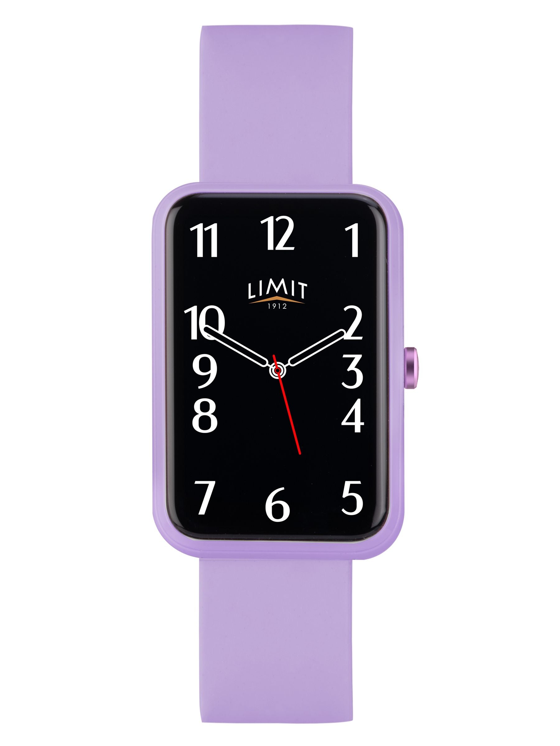 Limit purple rectangular smartwatch with strap 30mm, UK version