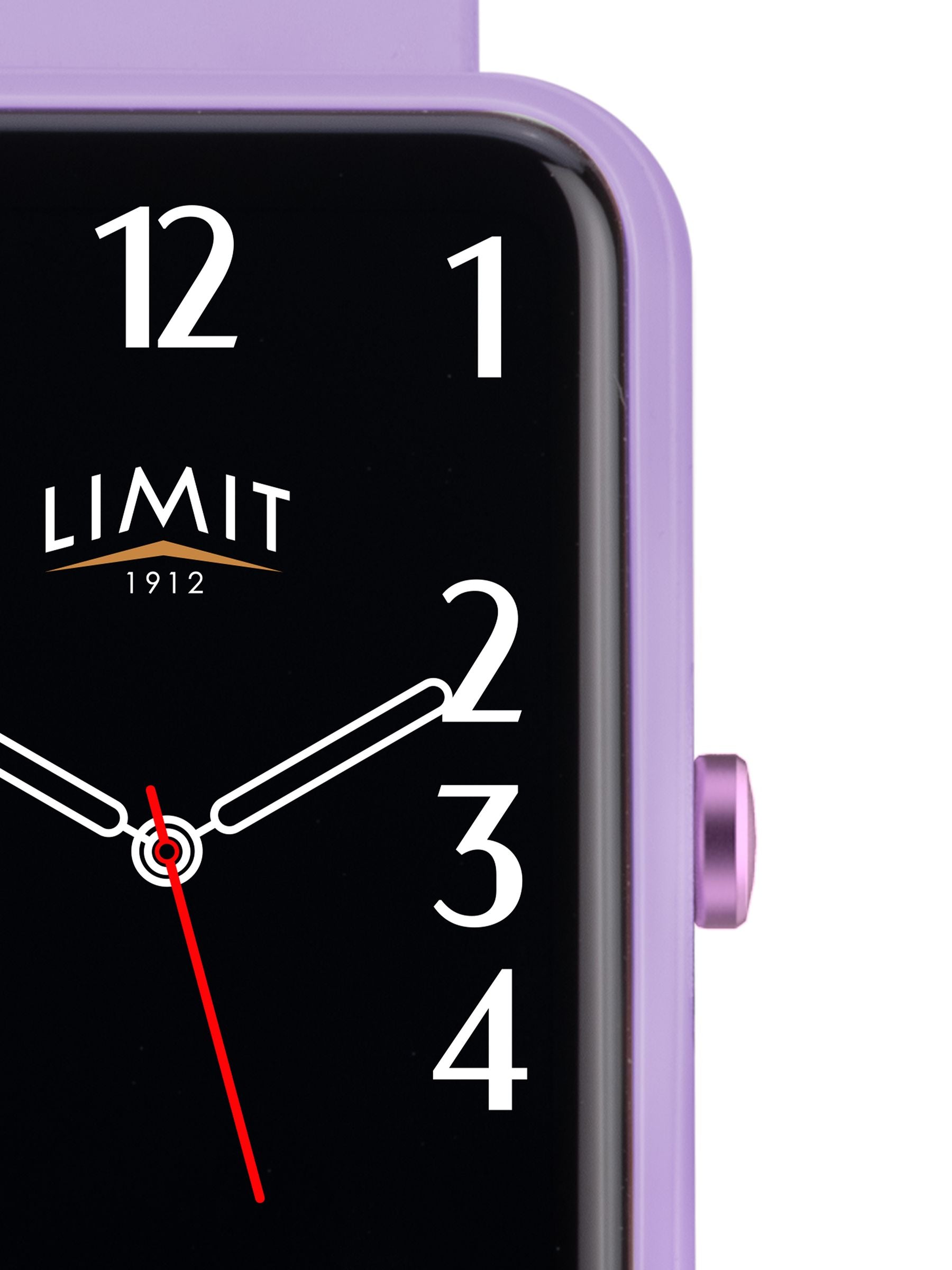 Limit purple rectangular smartwatch with strap 30mm, UK version
