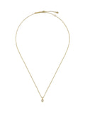 Ted Baker Gold Tone Clear Crystal Harlow Mini Heart Pendant Necklace 4.8cm (British brand)