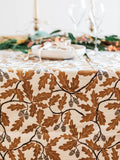 Avalon Home Gold Golden Oak Tablecloth