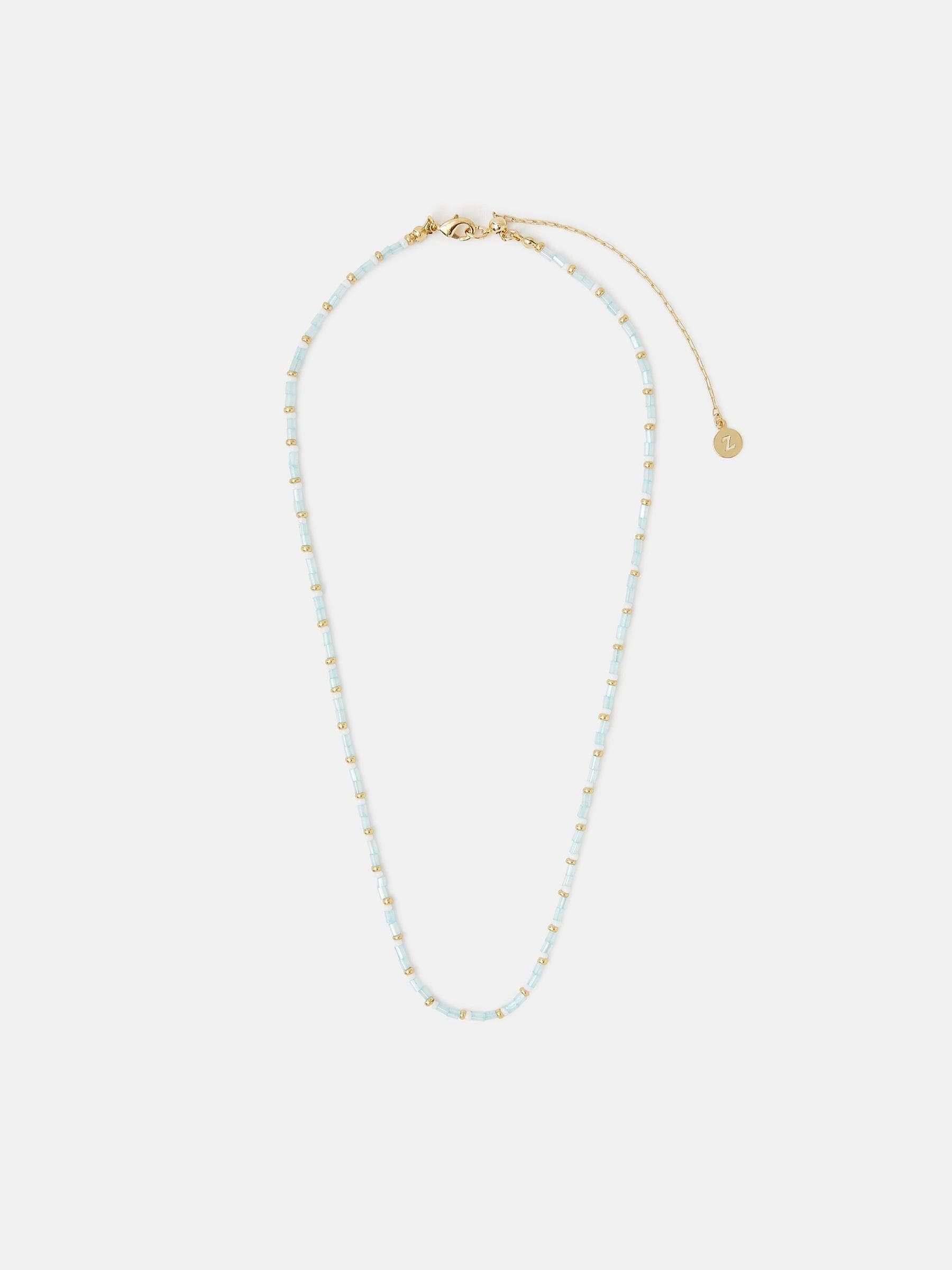 Accessorize Gold Tone 14ct Plated Bead Necklace