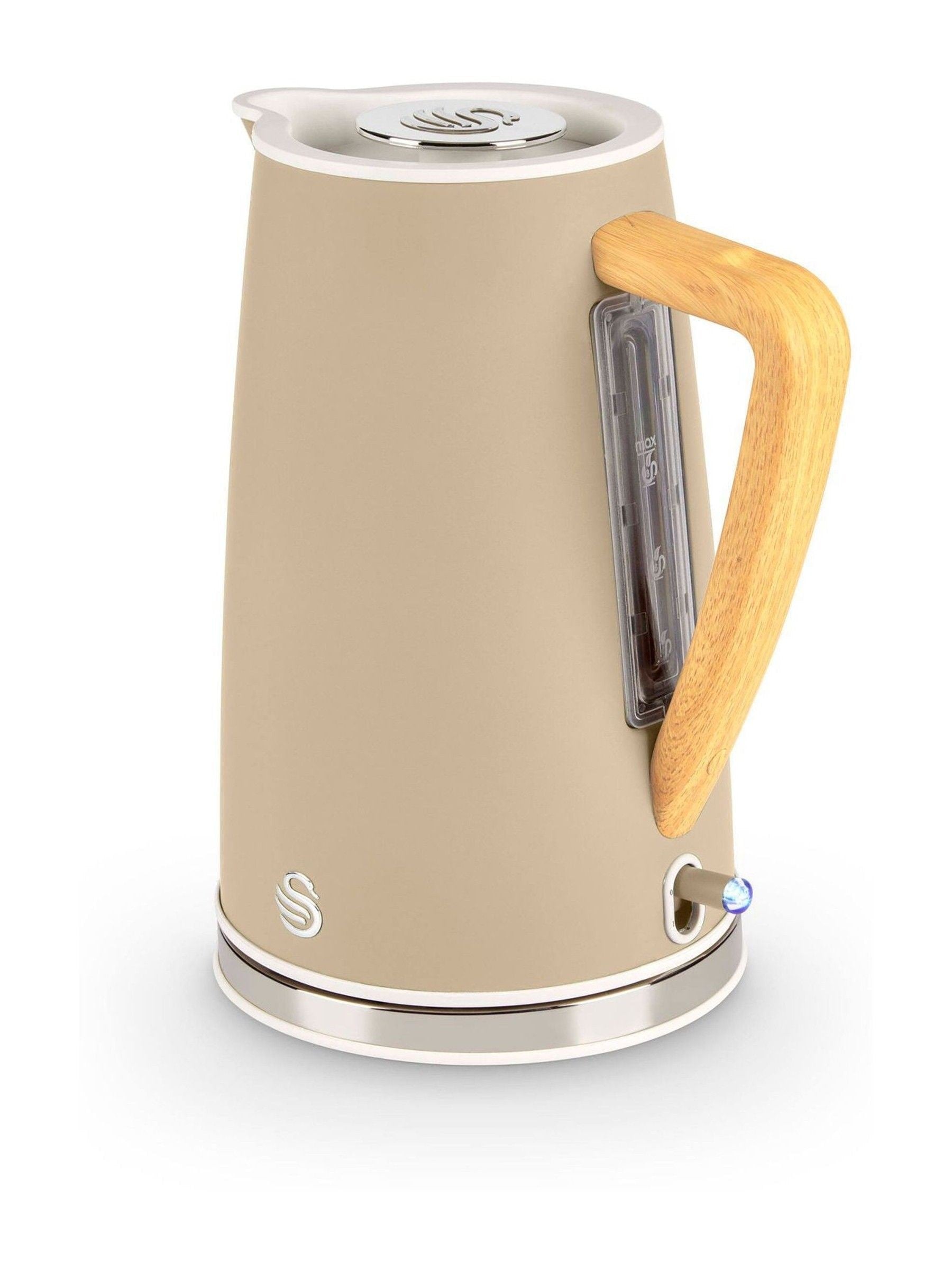 Swan Oatmeal Nordic Cordless Electric Kettle 1.7L (British brand)
