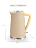 Swan Oatmeal Nordic Cordless Electric Kettle 1.7L (British brand)