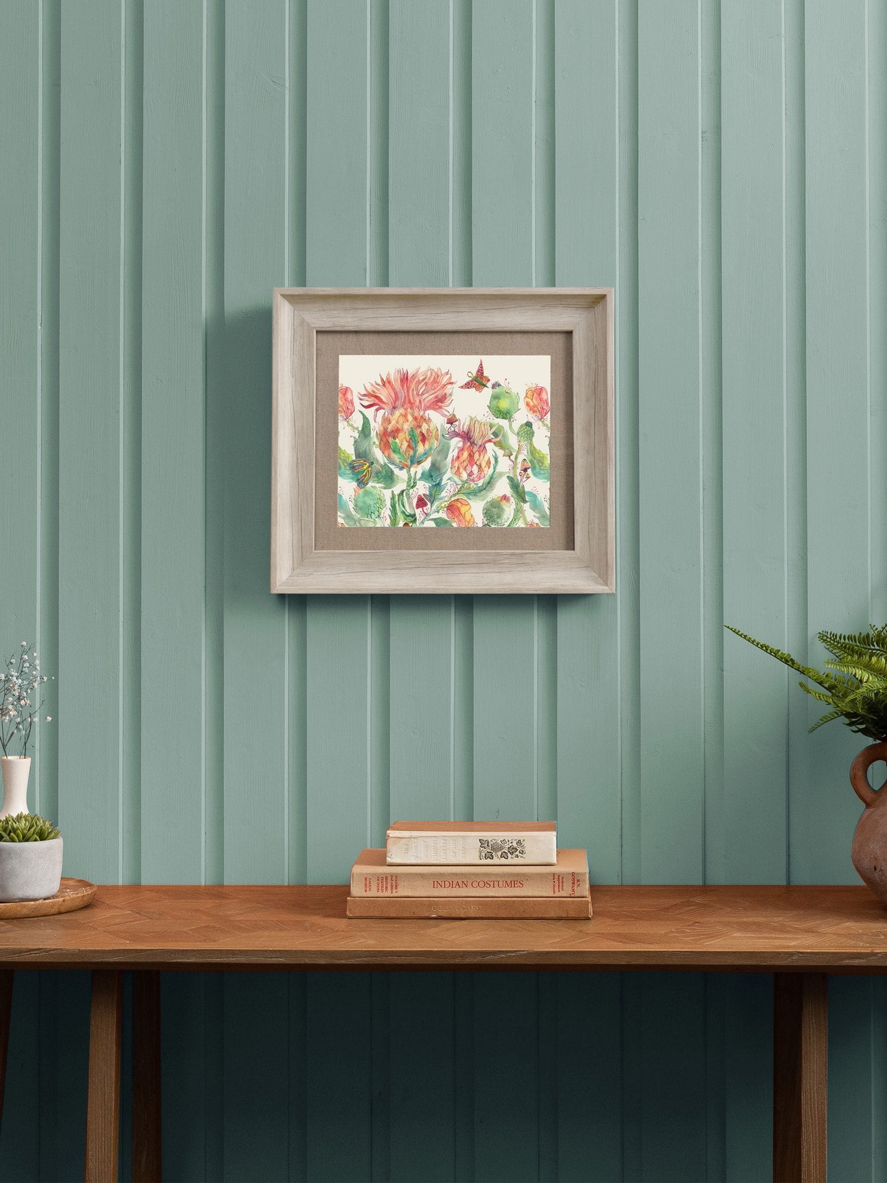 Voyage Maison Marigold Enchanting Thistle Picture Framed