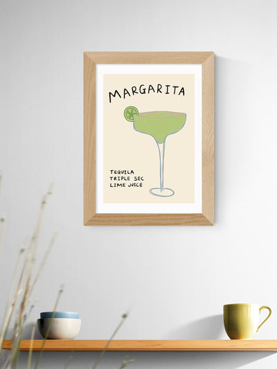 East End Prints Oak Margarita Wall Art Print