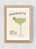 East End Prints Oak Margarita wall art print - British product