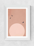 East End Prints White Zugspitze wall art print - British product