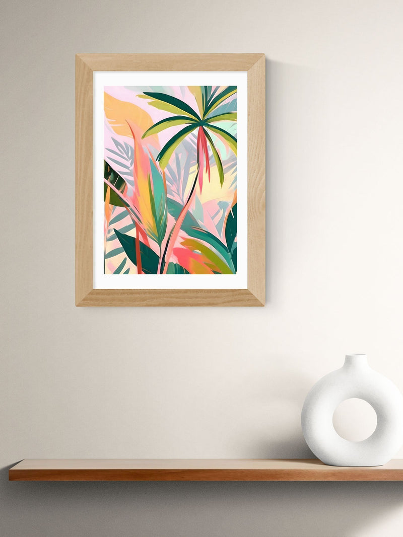 83 Oranges oak tropical jewels wall art print - British product