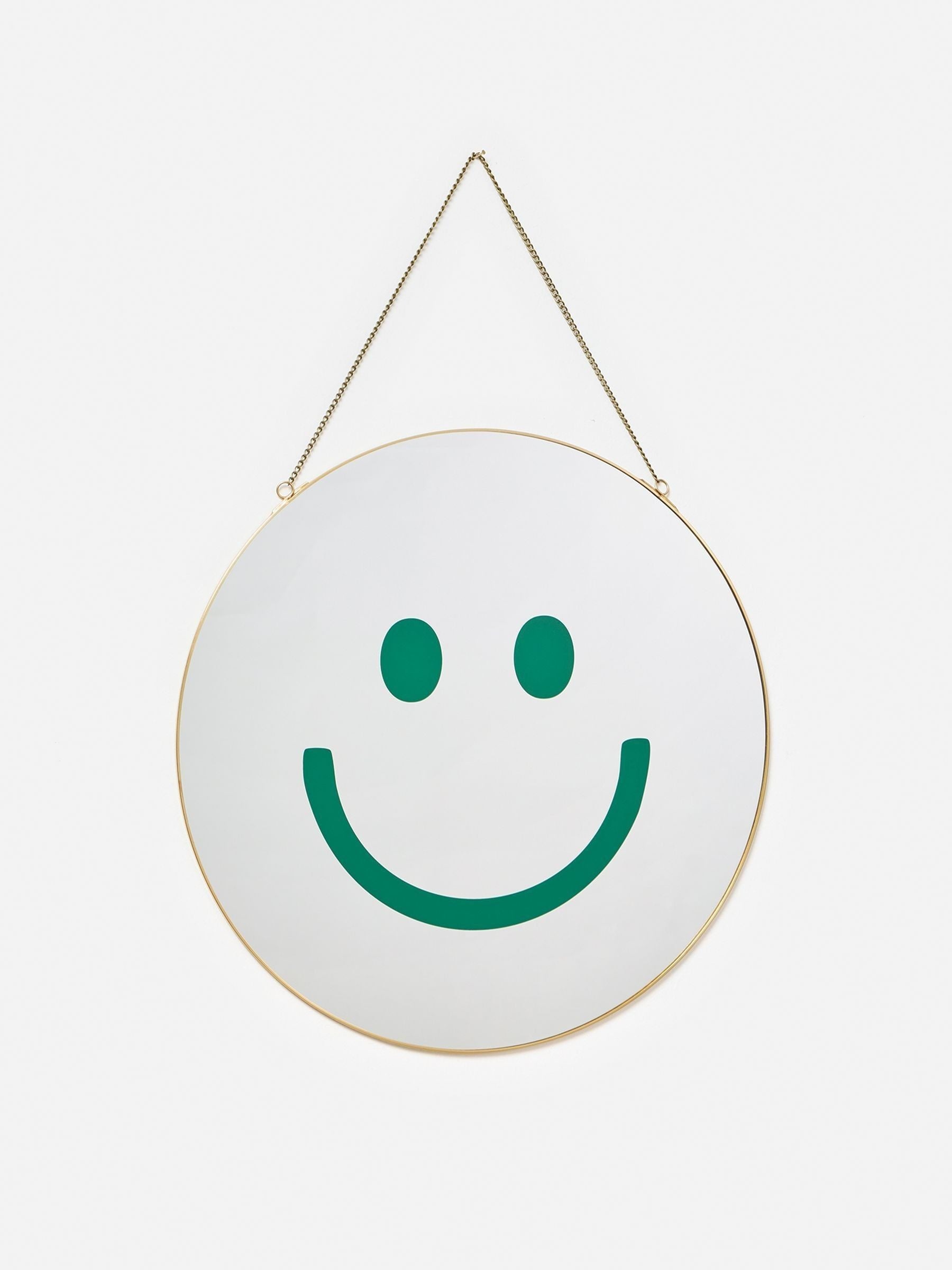 Oliver Bonas happy face hanging mirror, imported from the UK