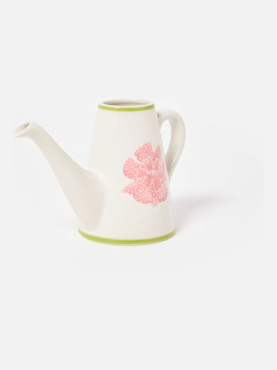 Oliver Bonas Pink Blossom Ceramic Watering Can