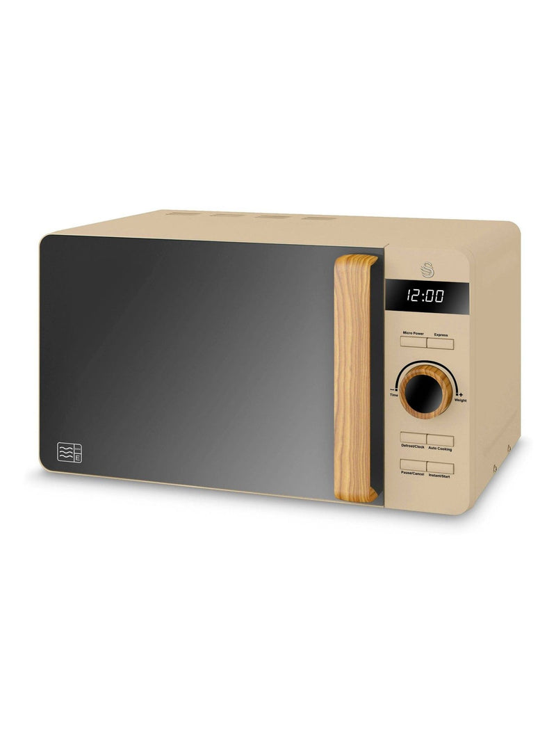 Swan Oatmeal Nordic Digital Microwave