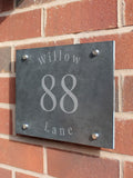 Personalised Slate House Sign by PMC
