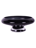 Libra Interiors Black Monthly Promo Noir Glass Bowl 26cm
