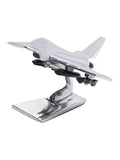 HARVEY MAKIN 6-inch metal Typhoon aircraft model, silver finish (British brand)
