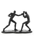 Harvey Makin boxing figurine black polyresin sculpture 20cm (British brand)