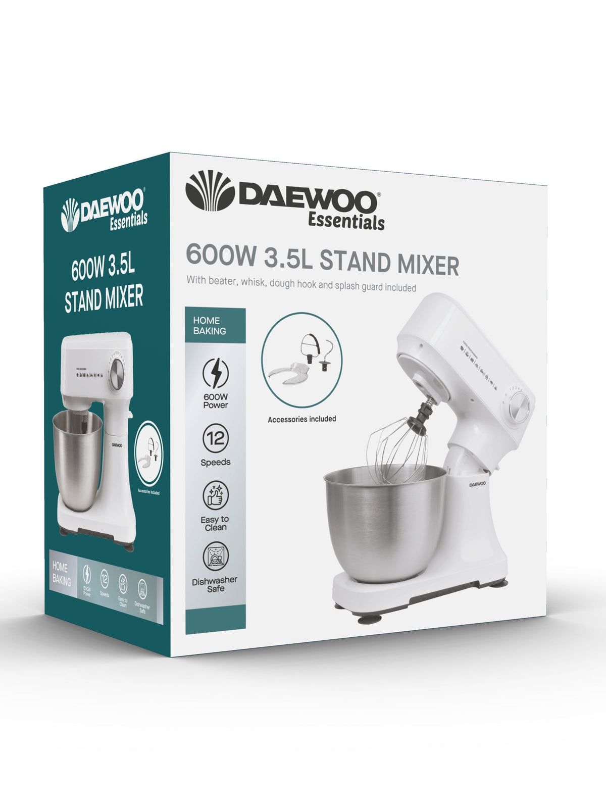 Daewoo White Stand Mixer 3.5L - British product