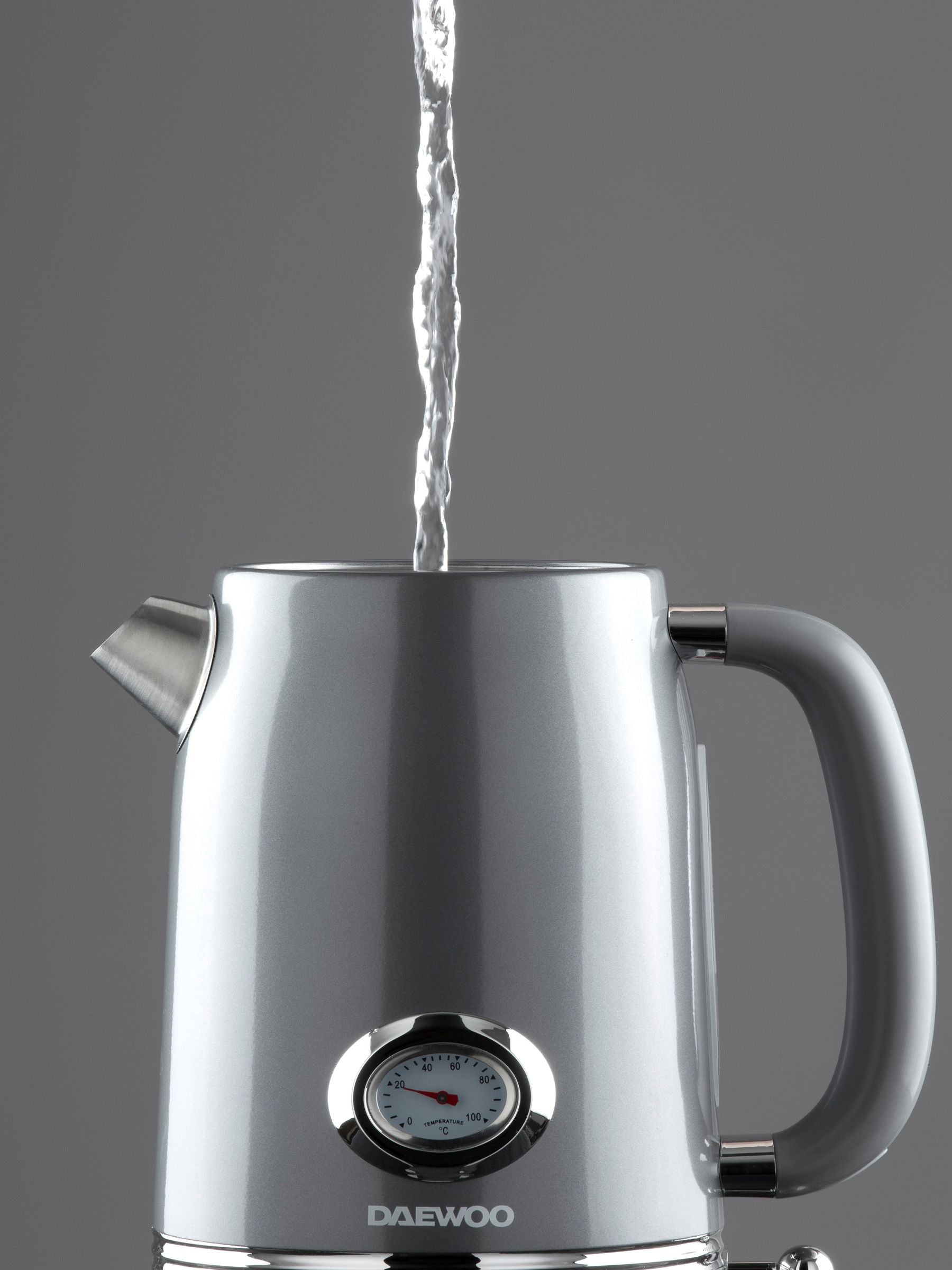Daewoo Grey Denver 1.5L kettle - British product
