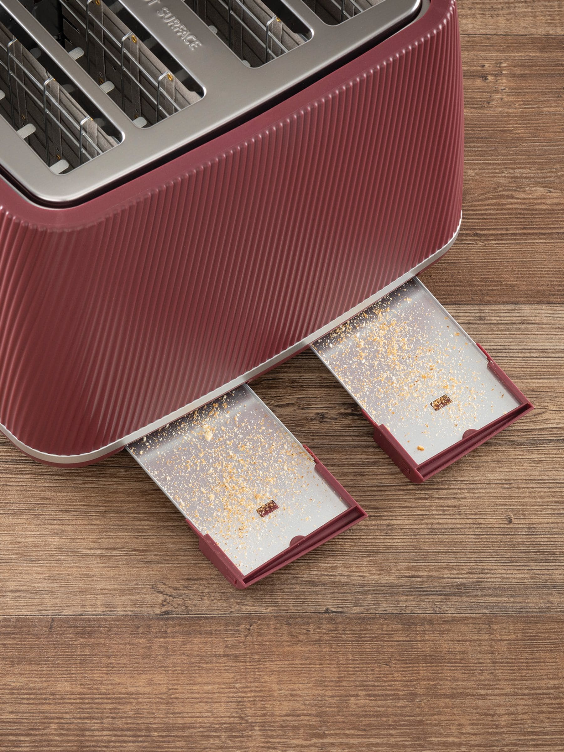 Daewoo Ruby Cascade 4 slice toaster - British product