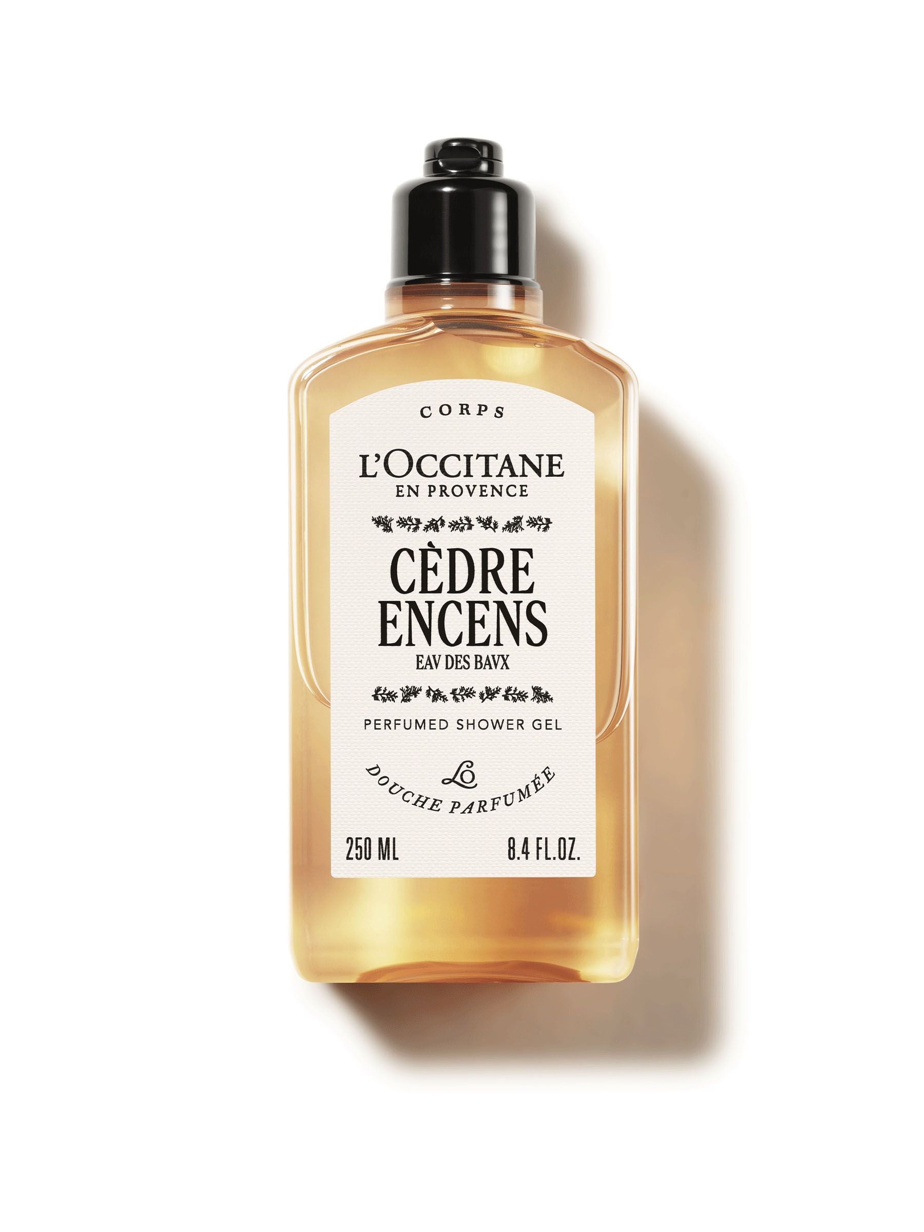 L'Occitane Cédre Encens shower gel 250ml, UK version
