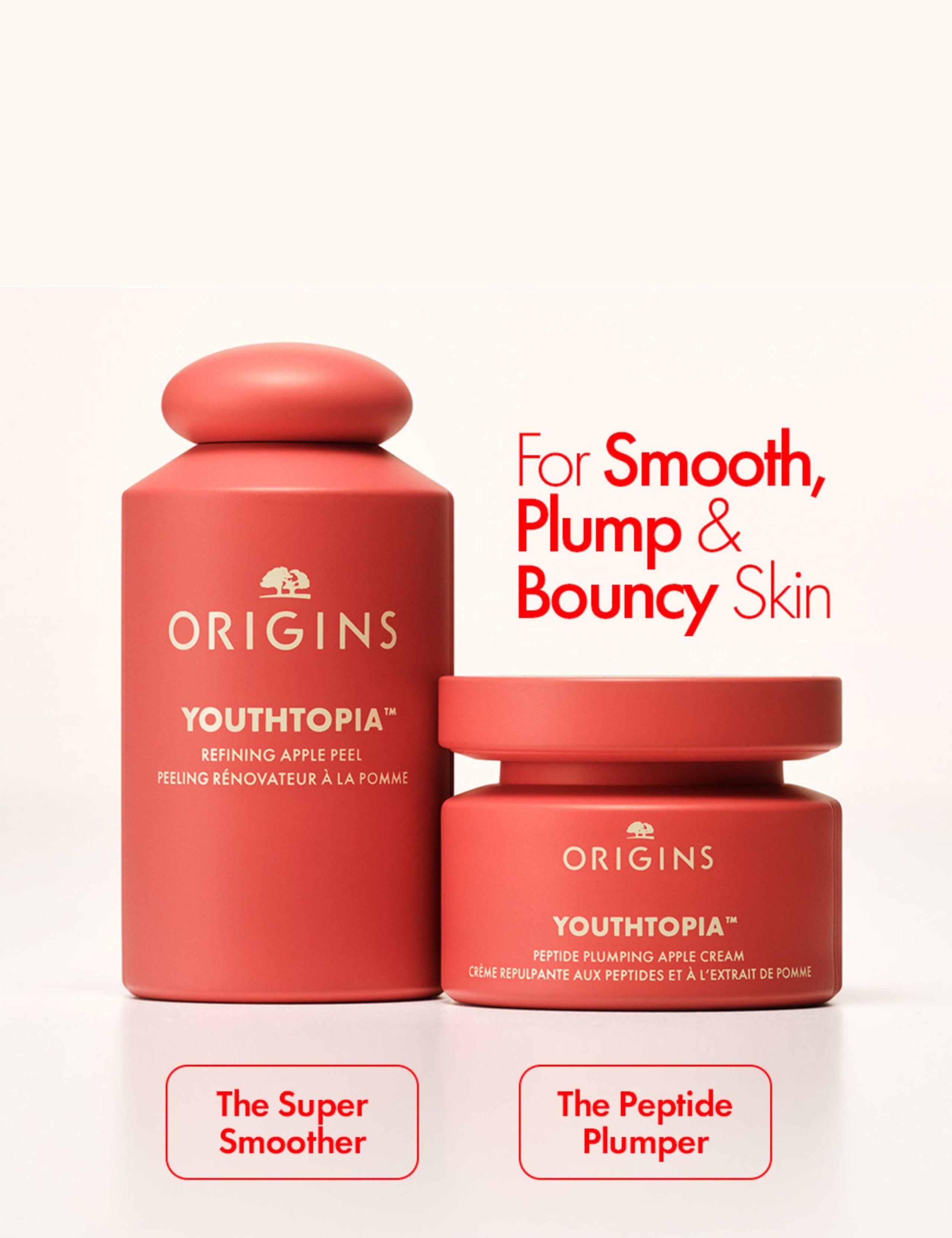 Youthtopia Peptide Plumping Apple Cream 50ml (British brand)