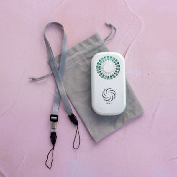 A.KAY.A FanU 2 Personal Handheld Rechargeable Fan White - McGrocer